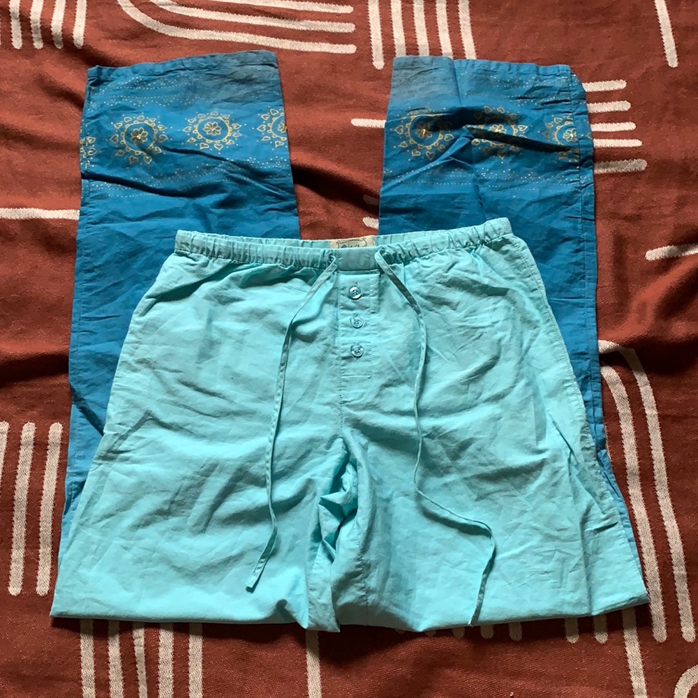 Blue Ombré Mandala Lounge Pants